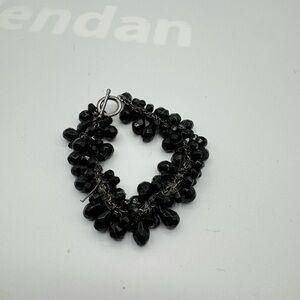 Women's Black beaded bracelet